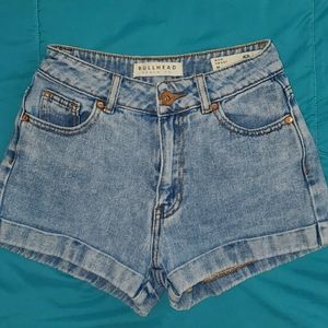 Bullhead Denim High Waist Shorts